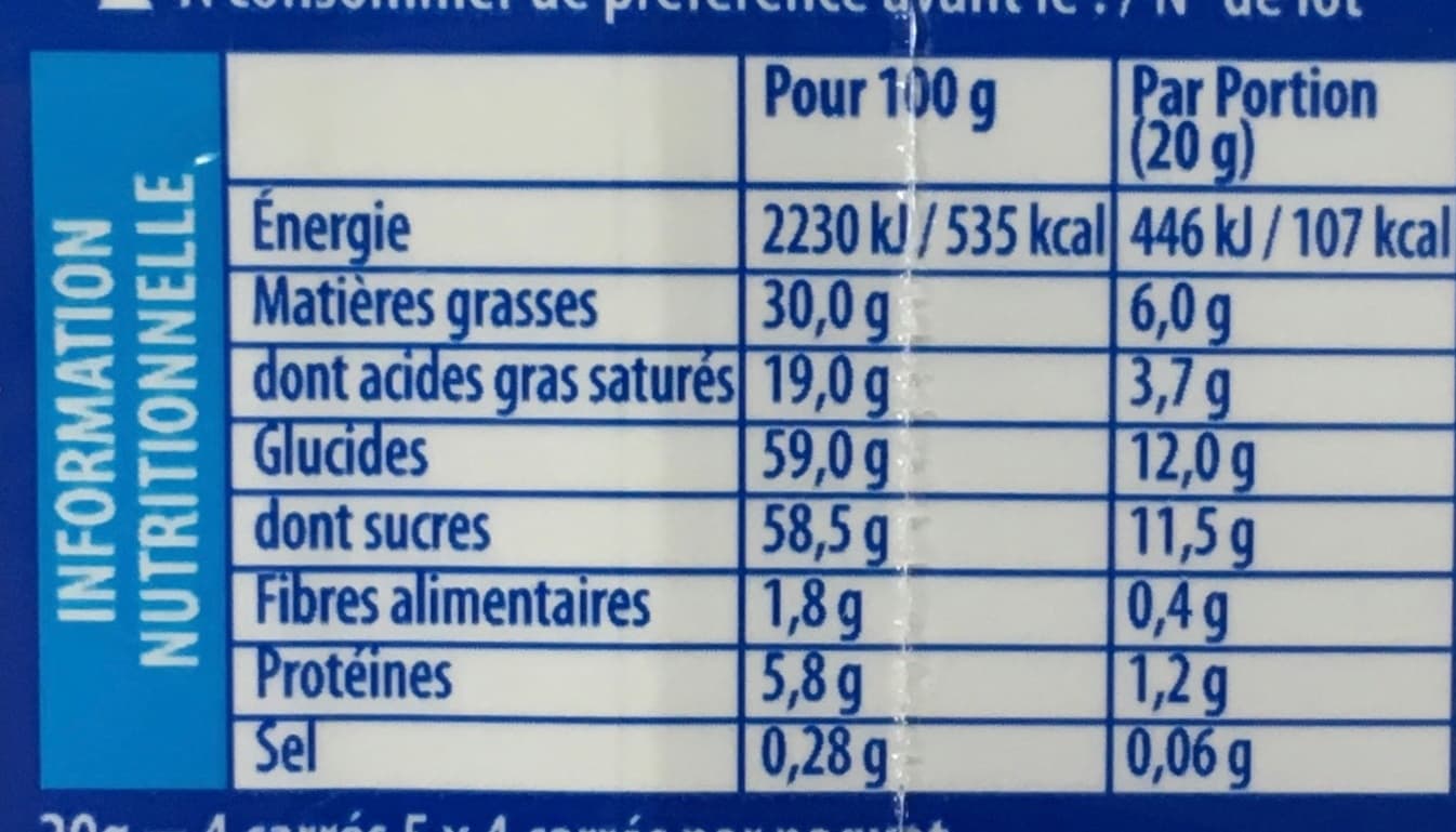 Poulain Un amour de lait packshot