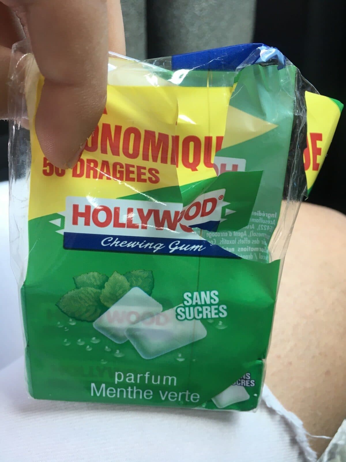Hollywood Hollywood Dragee Sans Sucre Pack Economique Menthe Verte packshot