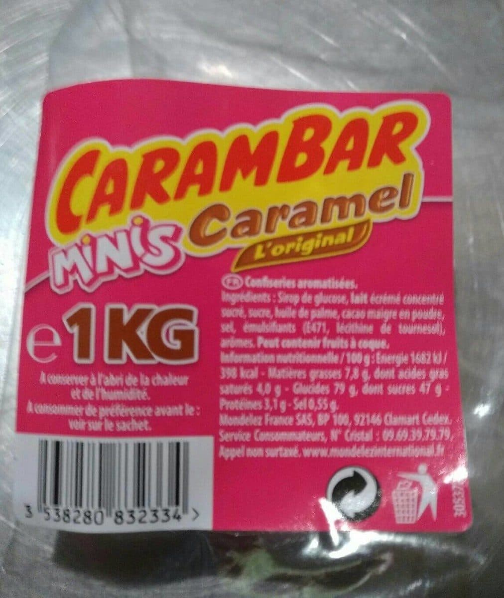 Carambar 1KG Carambar Caramel Minis packshot