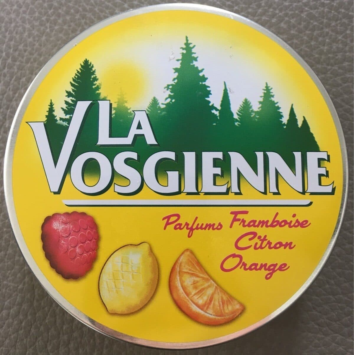 La Vosgienne Bonbons aux fruits - Framboise Citron Orange packshot
