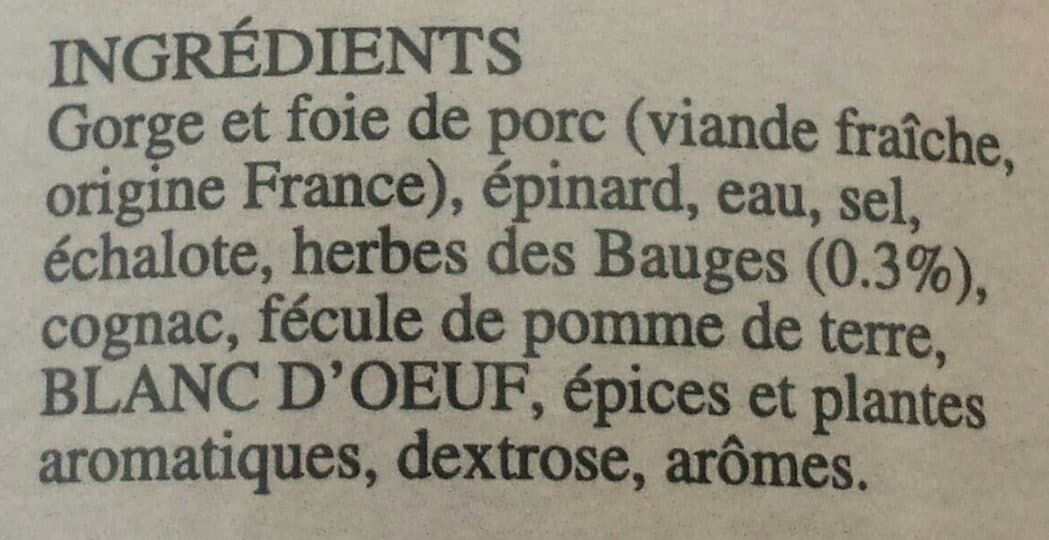 Aux salaisons savoyardes Verrine de Savoie aux herbes des Bauges packshot