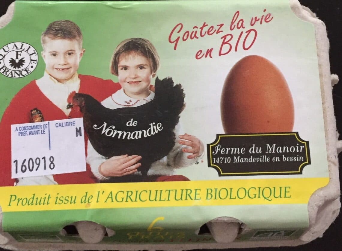 Ferme du Manoir 6 oeufs Frais packshot
