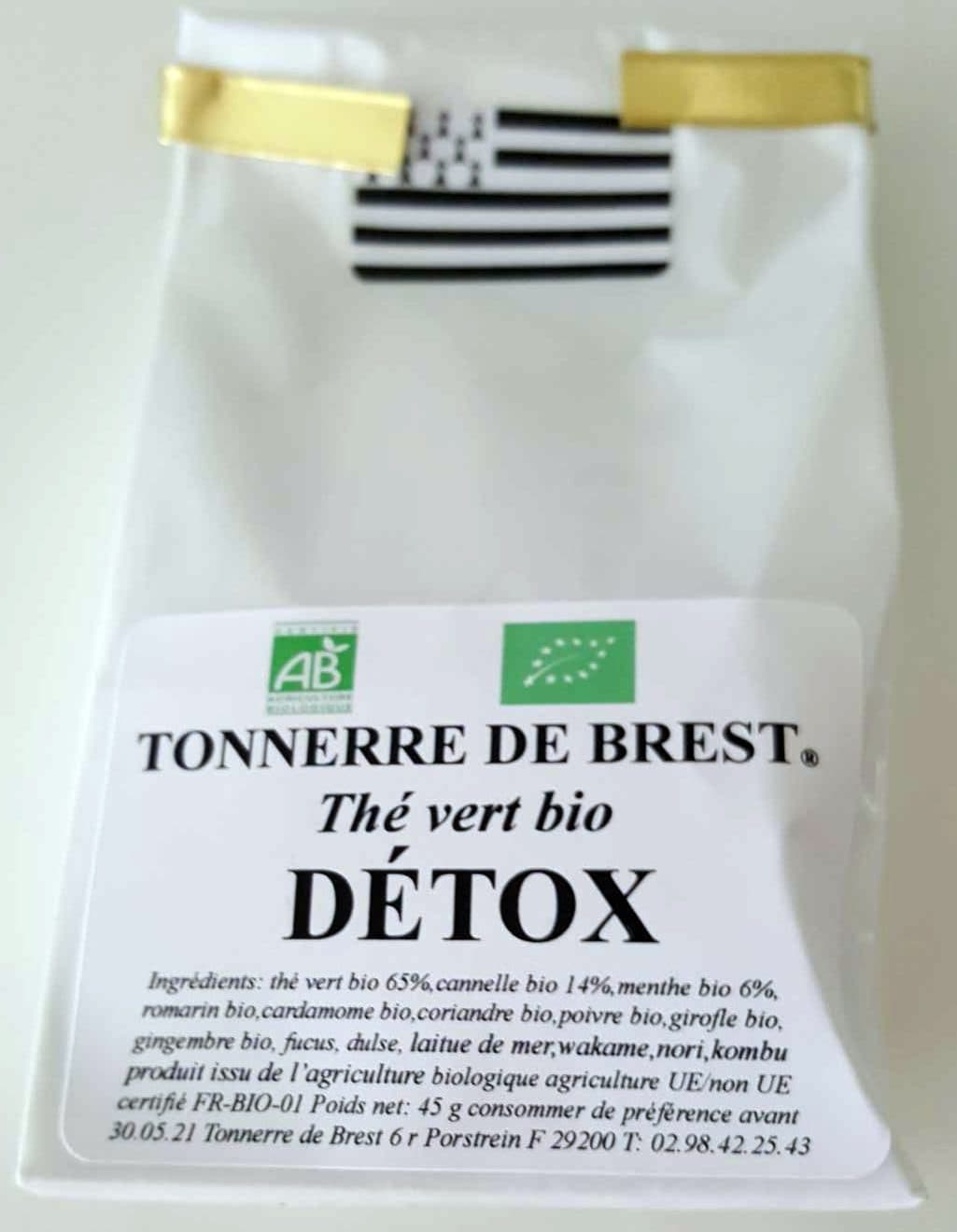 Tonnerre de Brest Thé Vert Bio Détox packshot