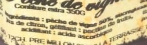 Chez Béchet Confiture peches de vigne packshot