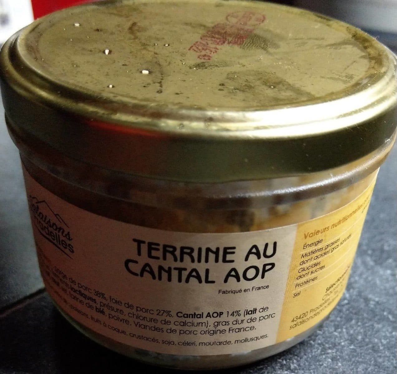 Open Food Facts Terrine au Cantal AOP packshot