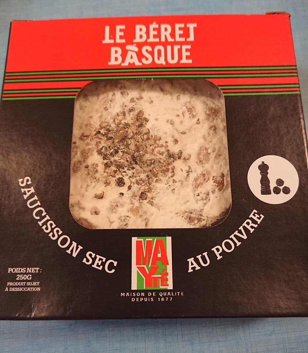 Le béret basque Saucisson sec au poivre packshot