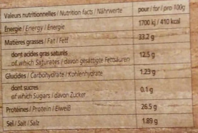 Le béret basque Saucisson sec au poivre packshot