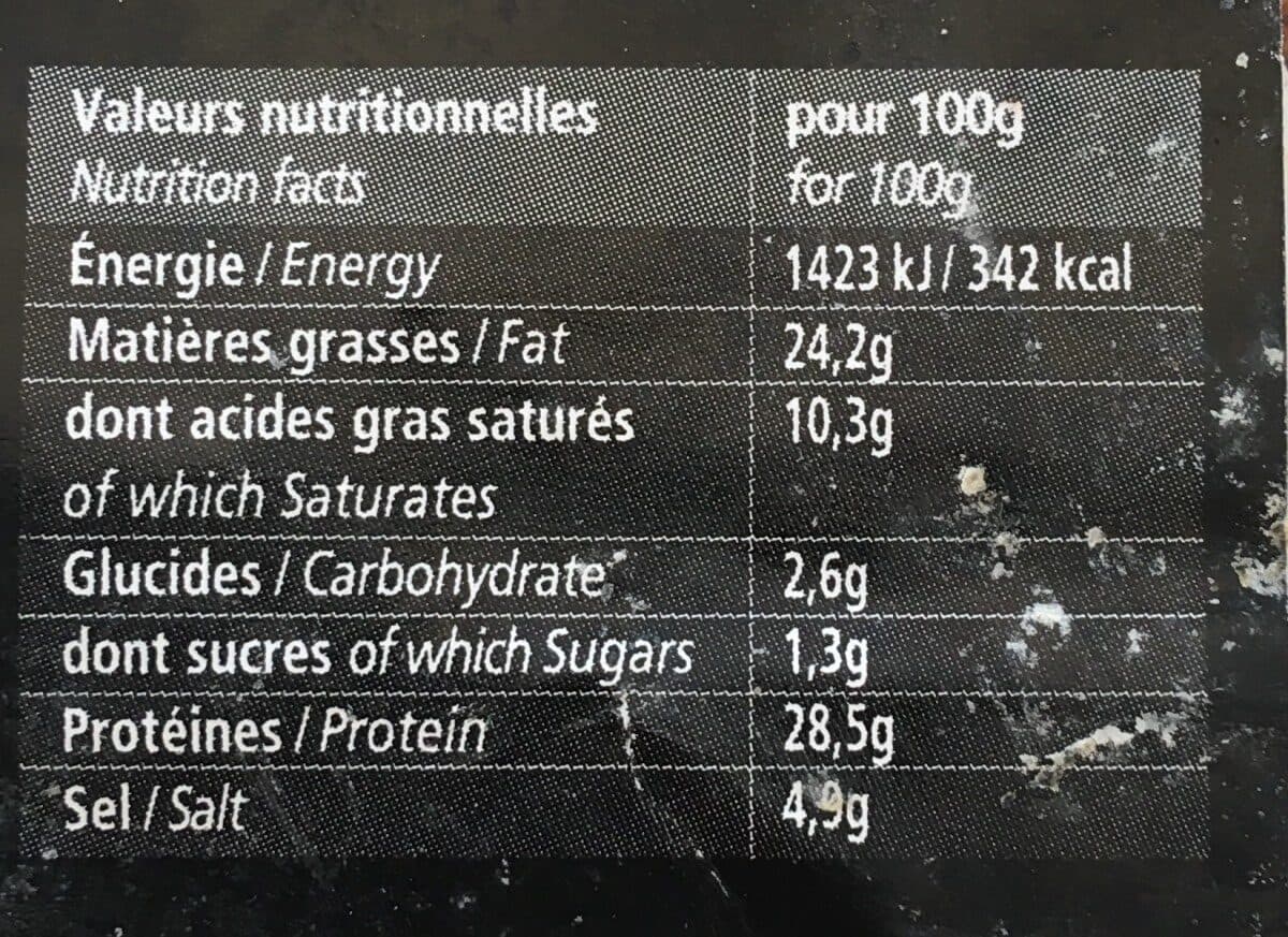 Open Food Facts Le beret basque packshot