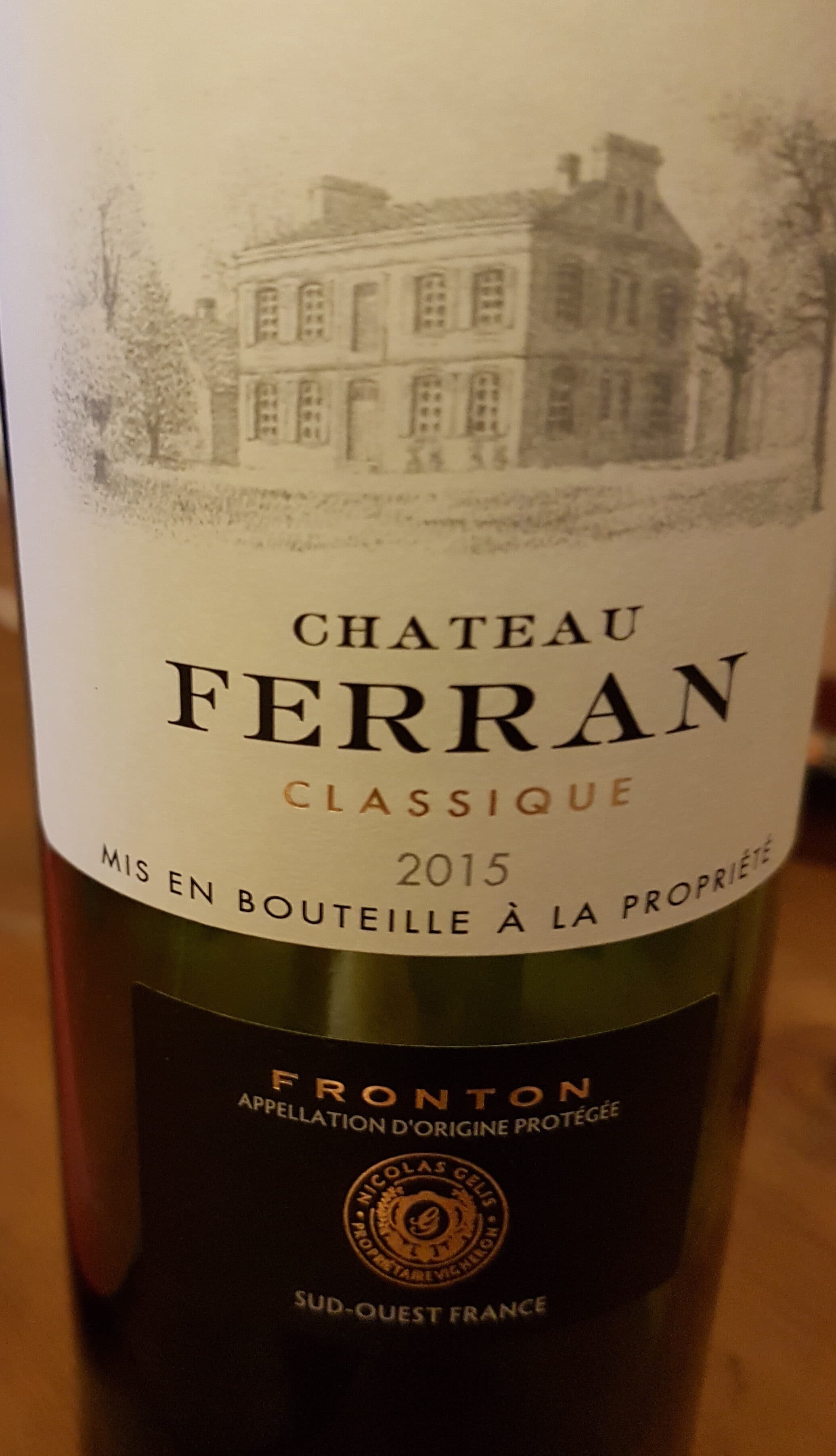Open Food Facts Chateau Ferran Classique 2015 packshot