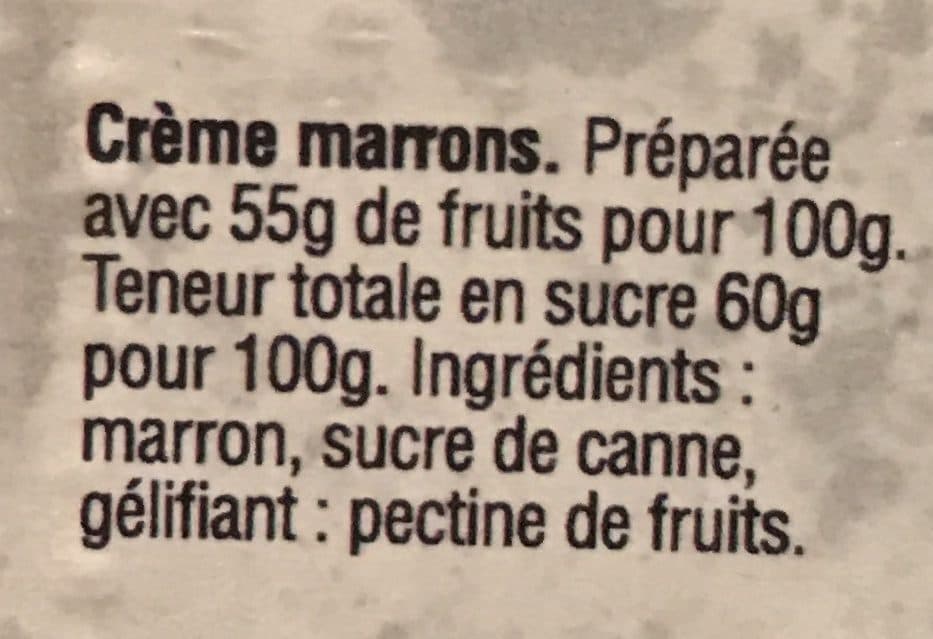 L'Abeille Délicieuse Crème De Marrons 375G packshot