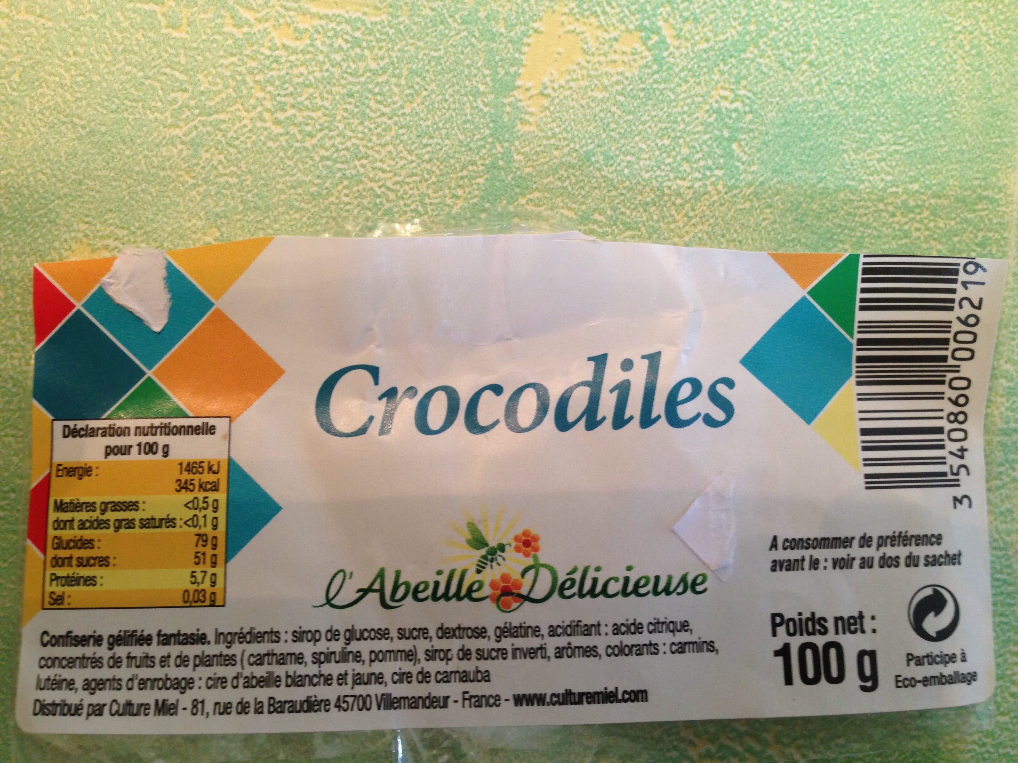 L abeille delicieuse Crocodiles packshot