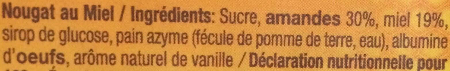 Miels Villeneuve Nougat au míel packshot