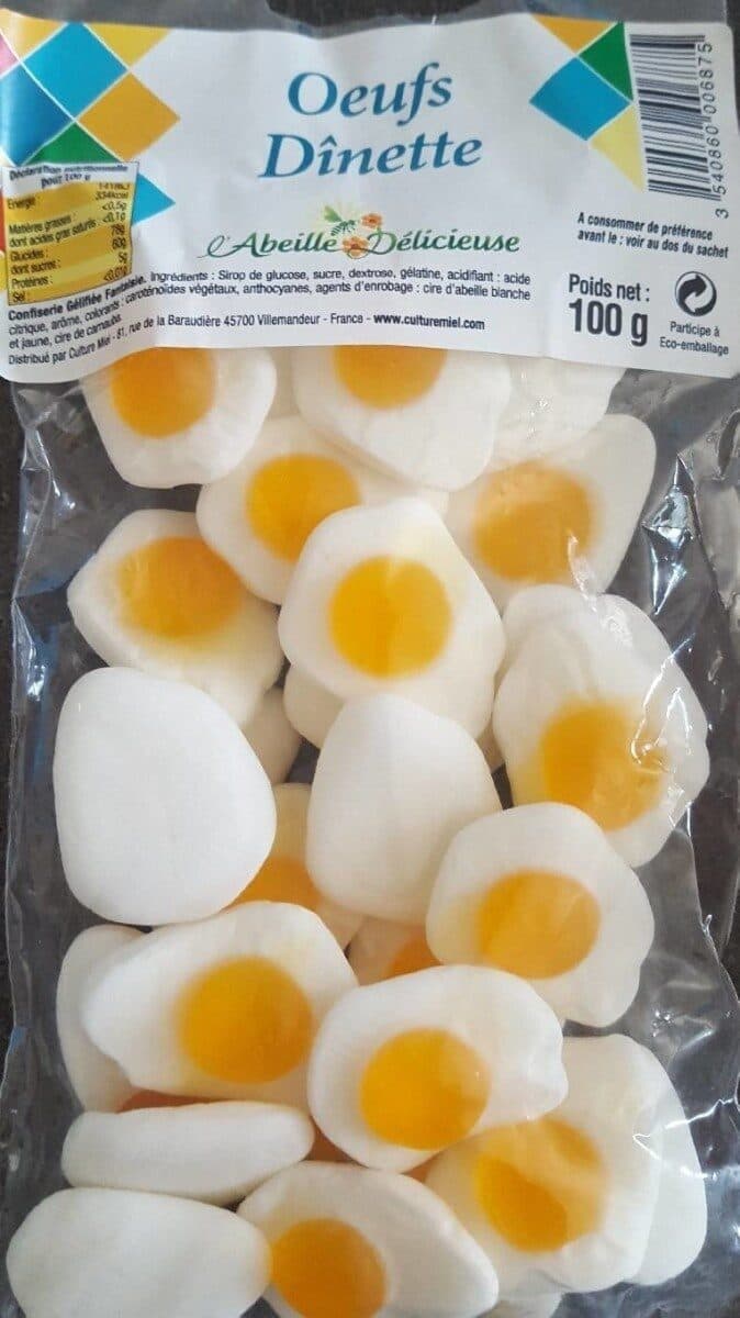 Open Food Facts Oeufs dînette packshot