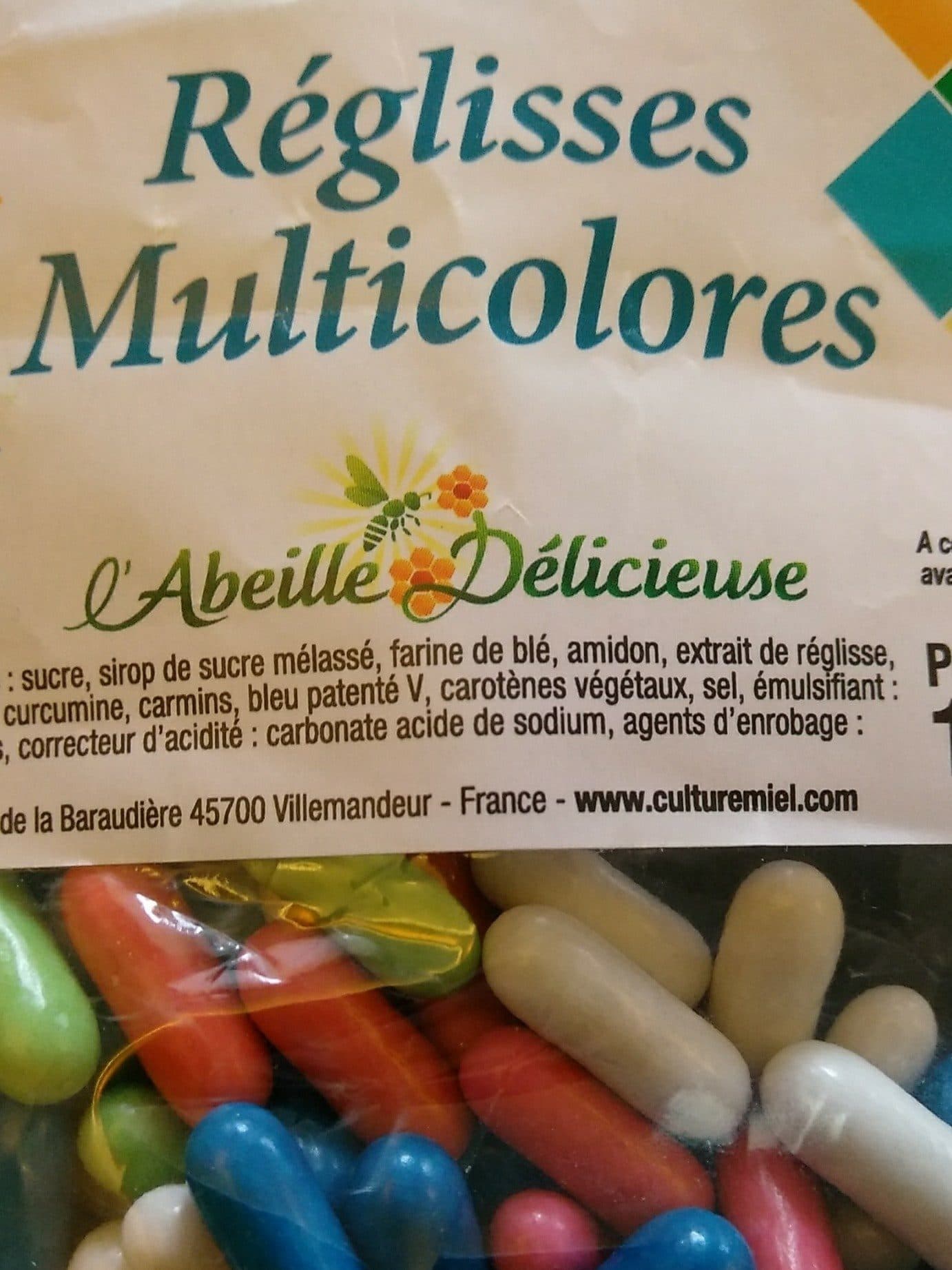 L'abeille Délicieuse Réglisses Multicolores packshot