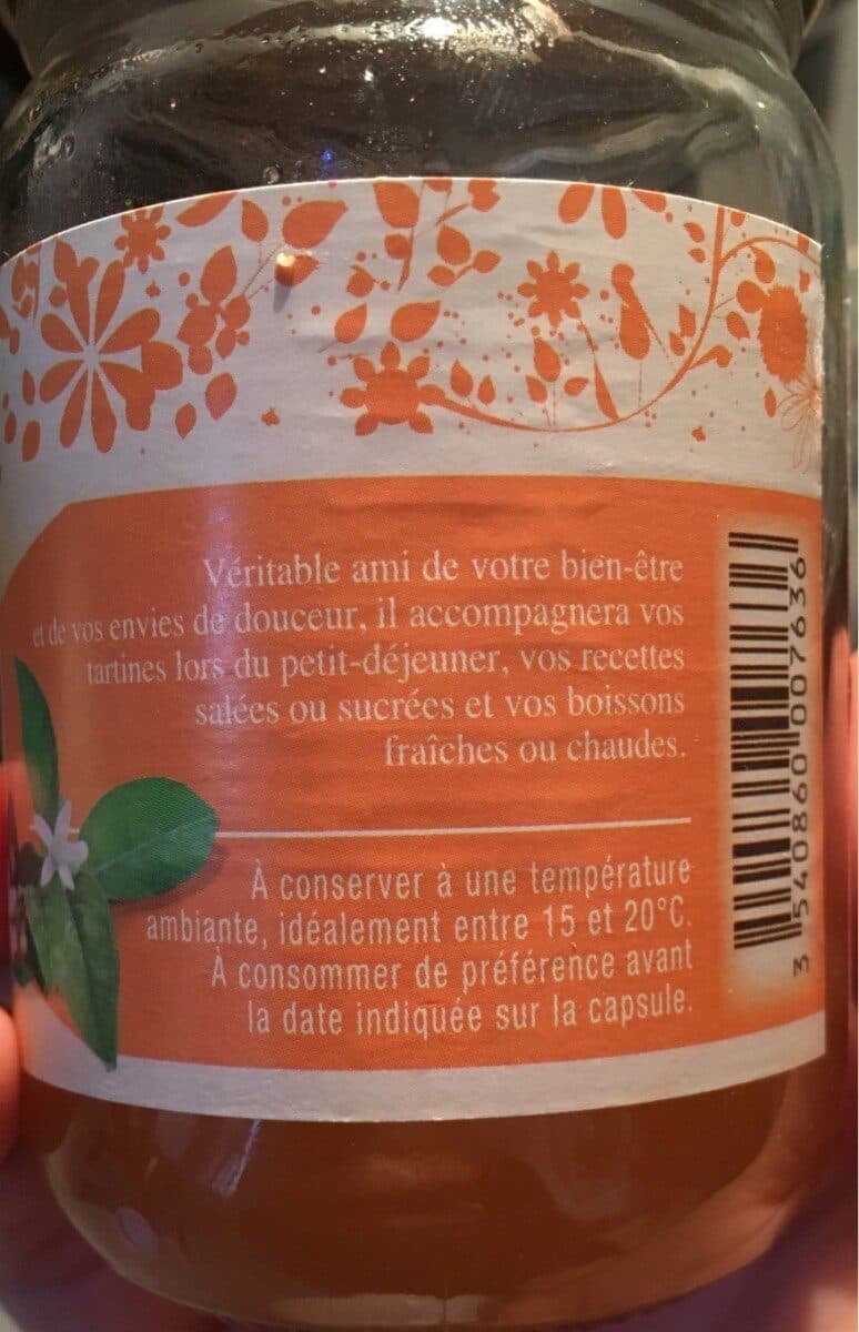 Miels Villeneuve Miel d'Oranger packshot