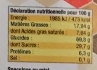 L’abeille Délicieuse Spéculoos Au Miel packshot