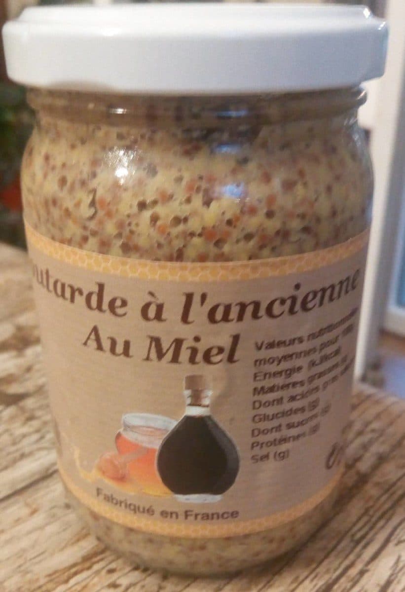 Open Food Facts Moutarde à l'ancienne au miel packshot