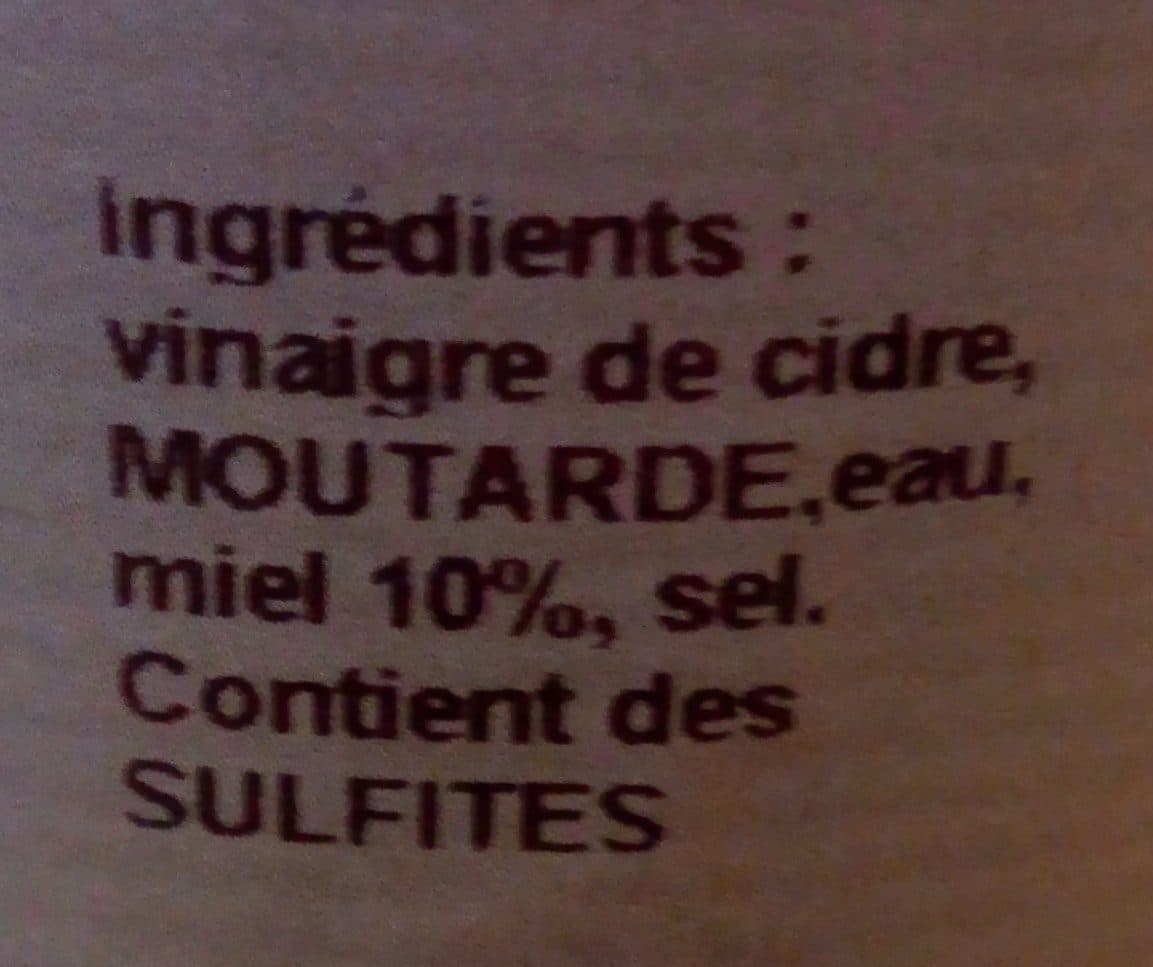 Open Food Facts Moutarde à l'ancienne au miel packshot
