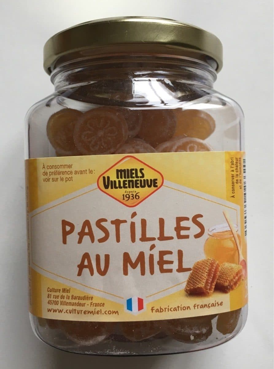 Villeneuve Miels Villeneuve pastilles au miel packshot