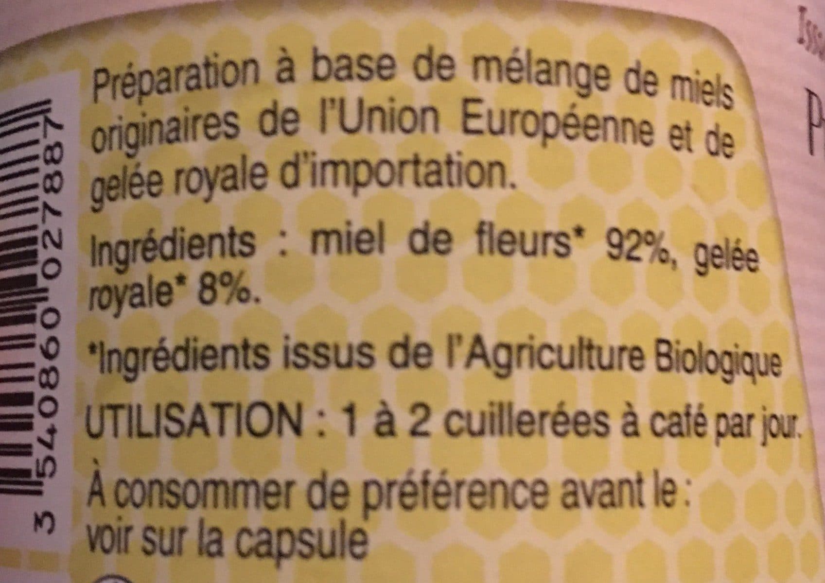 L abeille royale Miel et gelée royale packshot