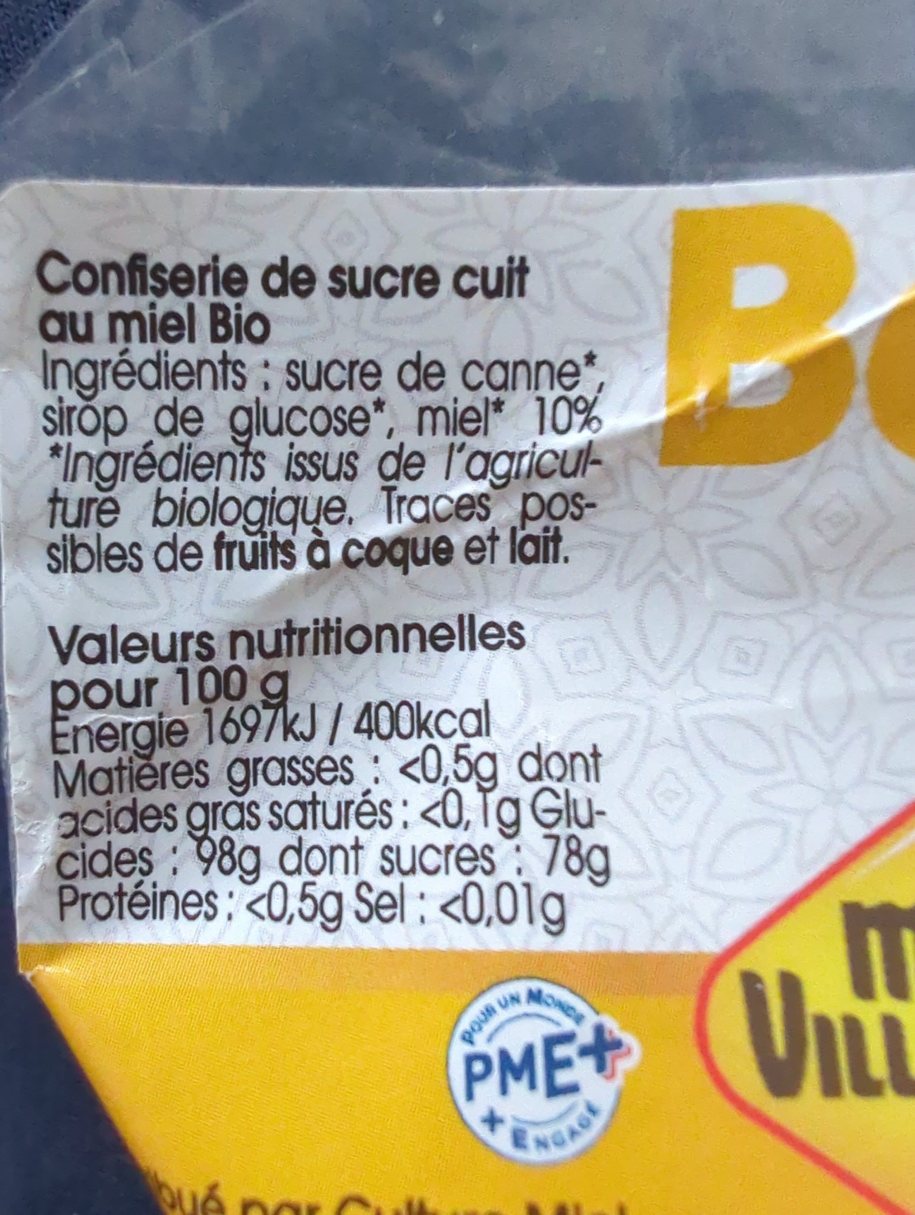 Open Food Facts Médaillons au miel bio packshot