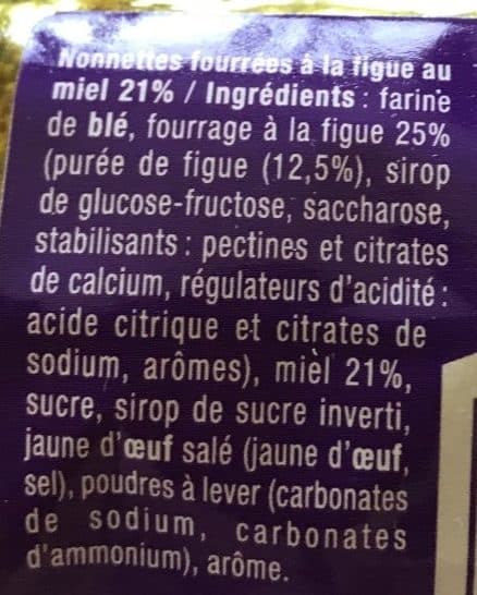 Culture Miel Nonnettes fourrées à la figue packshot