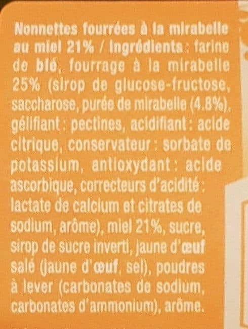 Culture Miel Nonnettes fourrées à la mirabelle packshot