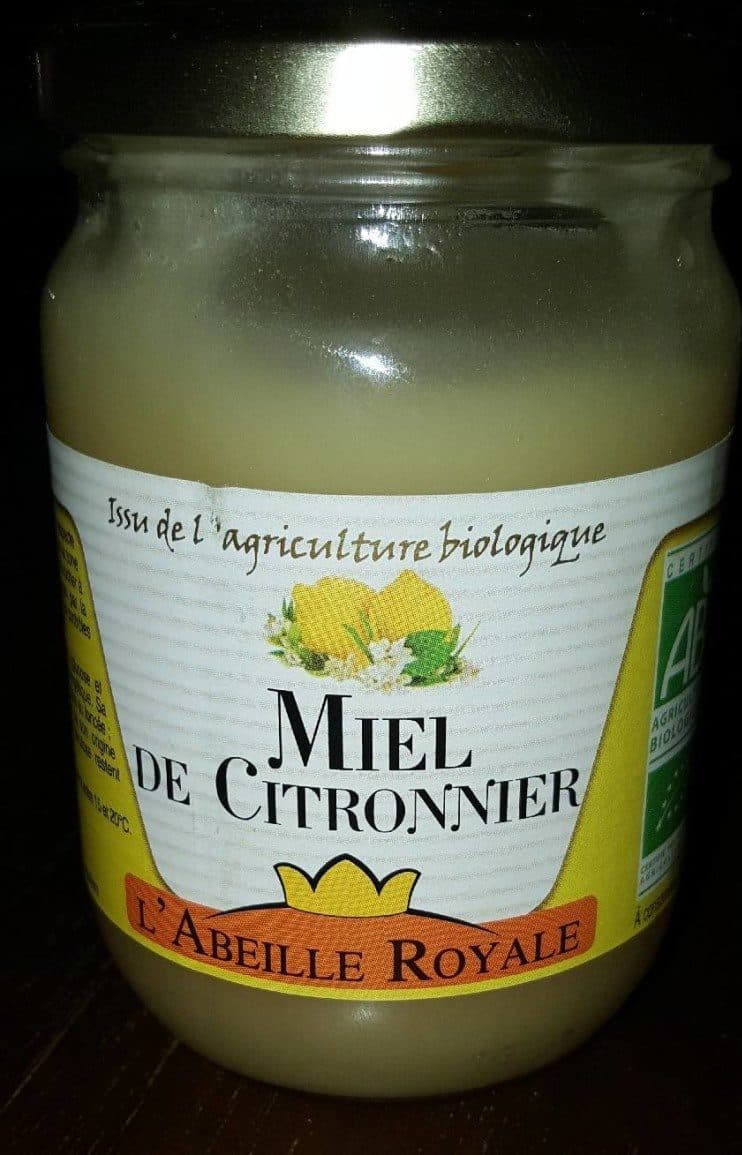 L'Abeille Royale Miel de citronnier packshot