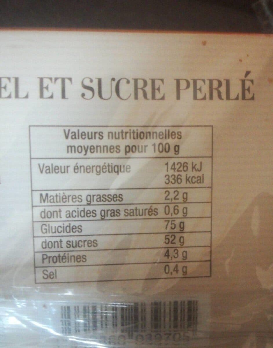 L'Abeille Royale Pain d'épices bio au miel et sucre perlé packshot