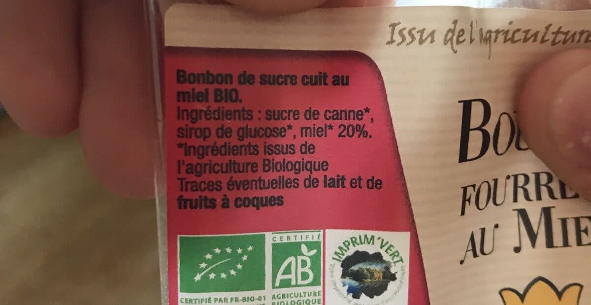 L'Abeille Royale Boules fourrées au miel packshot