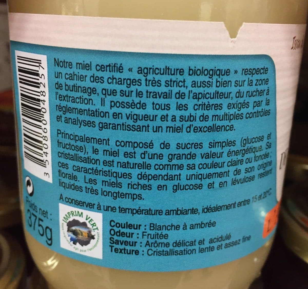 L'Abeille Royale Miel de mandarinier packshot