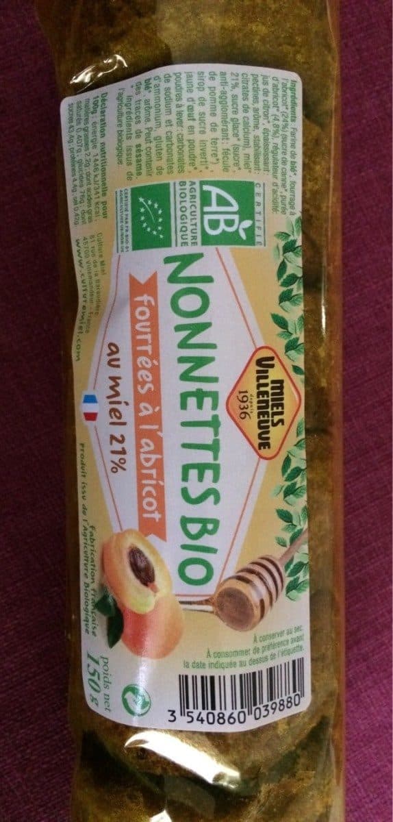 Miels Villeneuve Nonnettes bio packshot