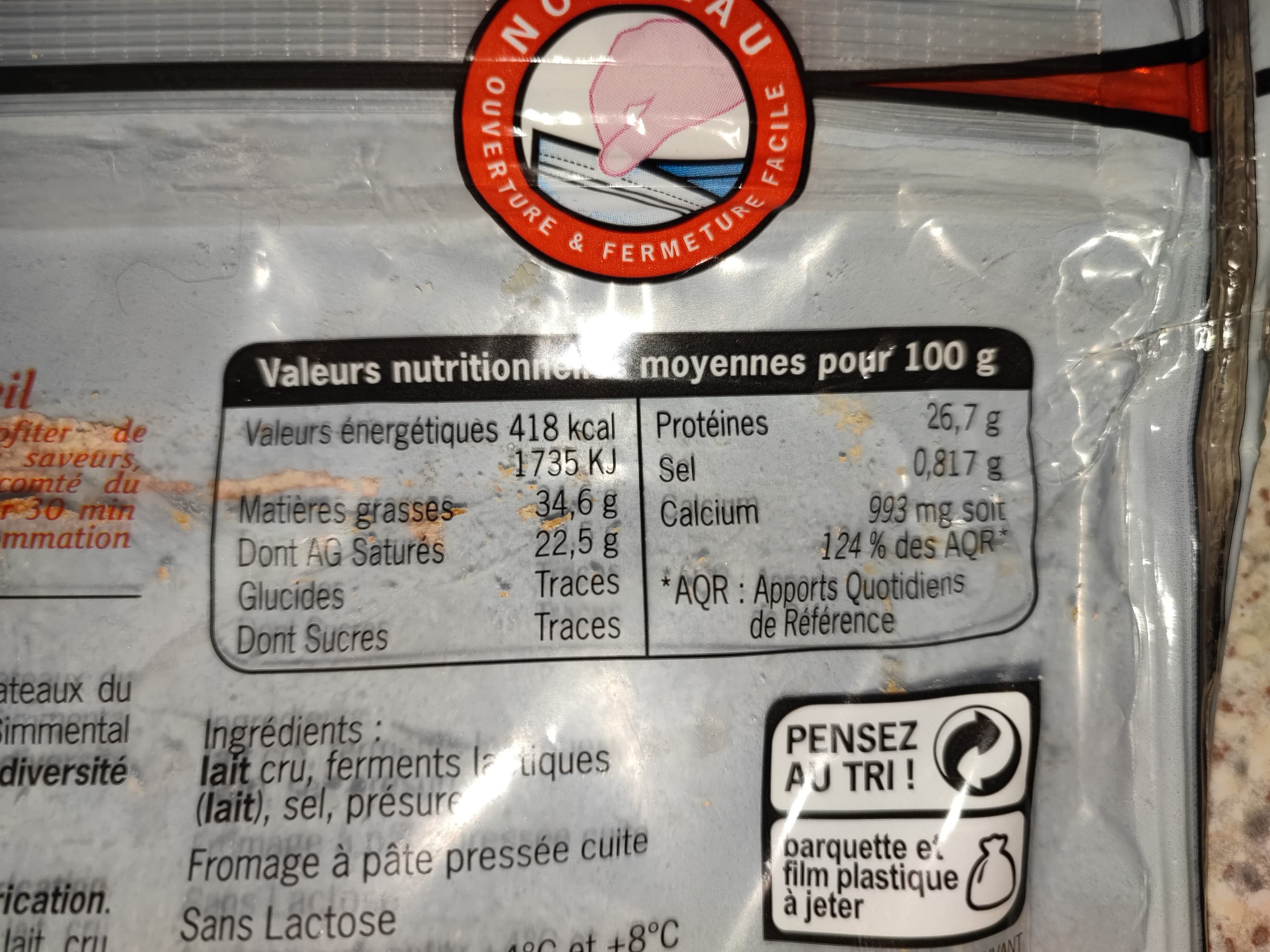 Juraflore Comté 12 mois packshot