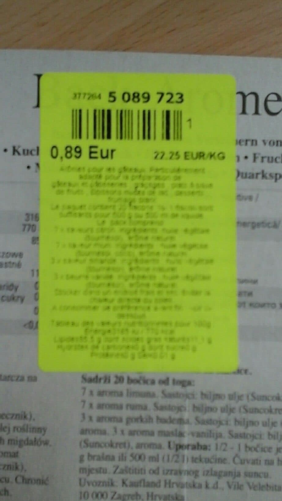 Kaufland Aromes packshot