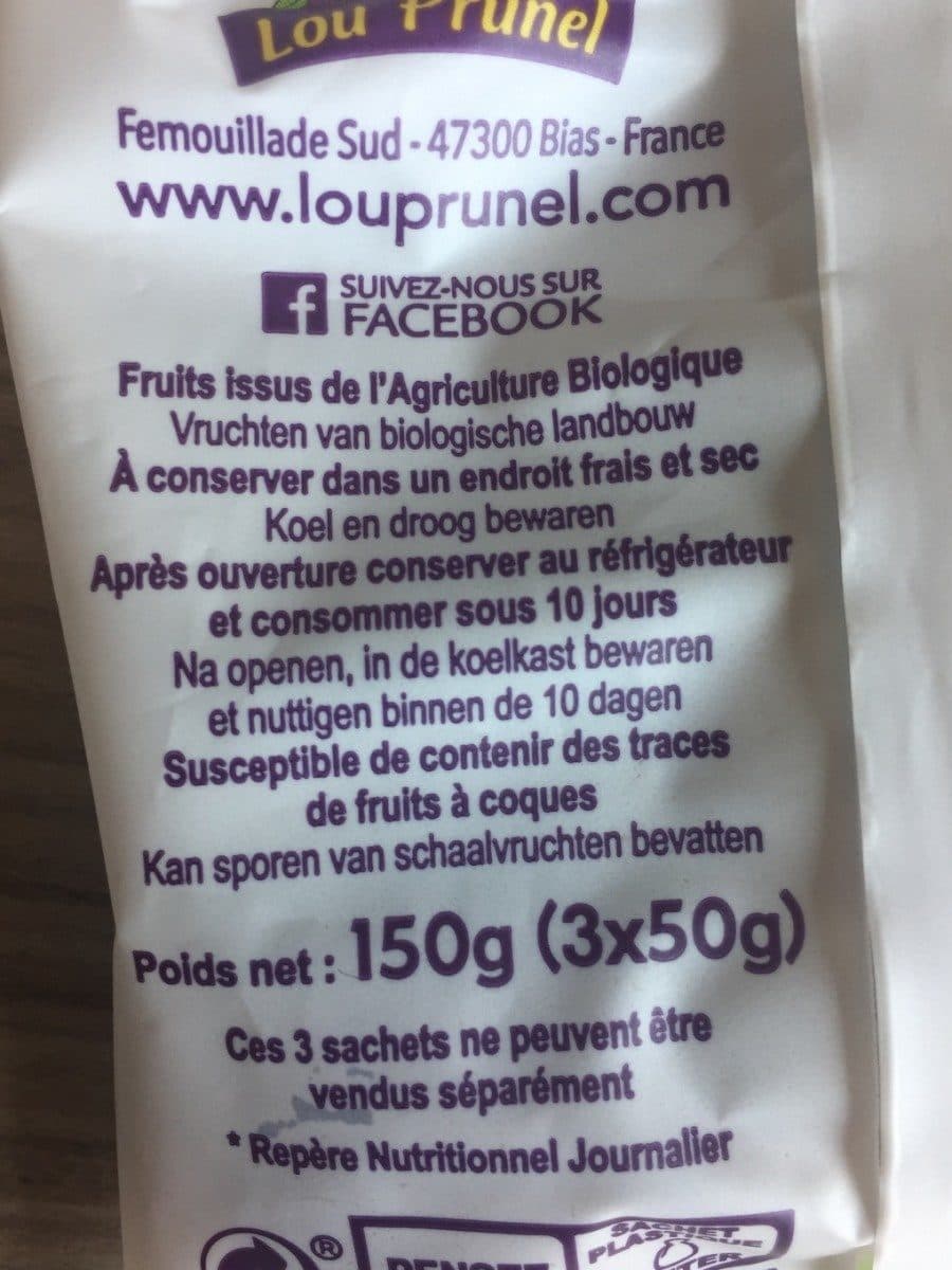 Lou Prunel Figue Calabacitas Moelleuses packshot