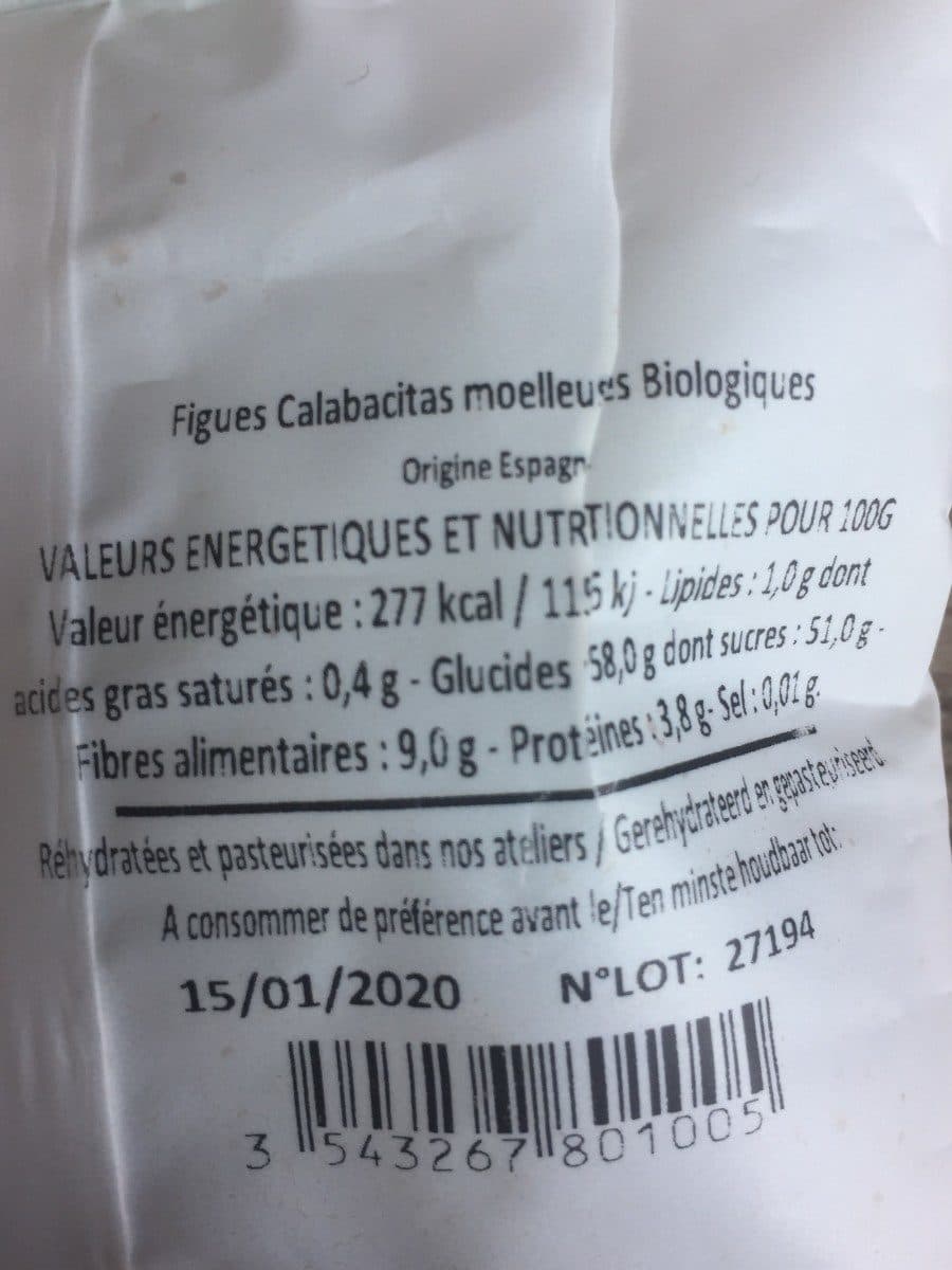 Lou Prunel Figue Calabacitas Moelleuses packshot