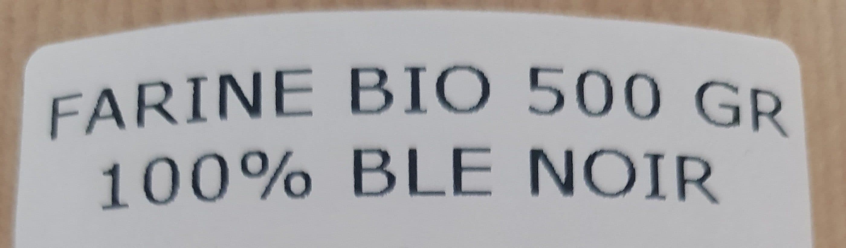 Open Food Facts Farine 100% blé noir packshot