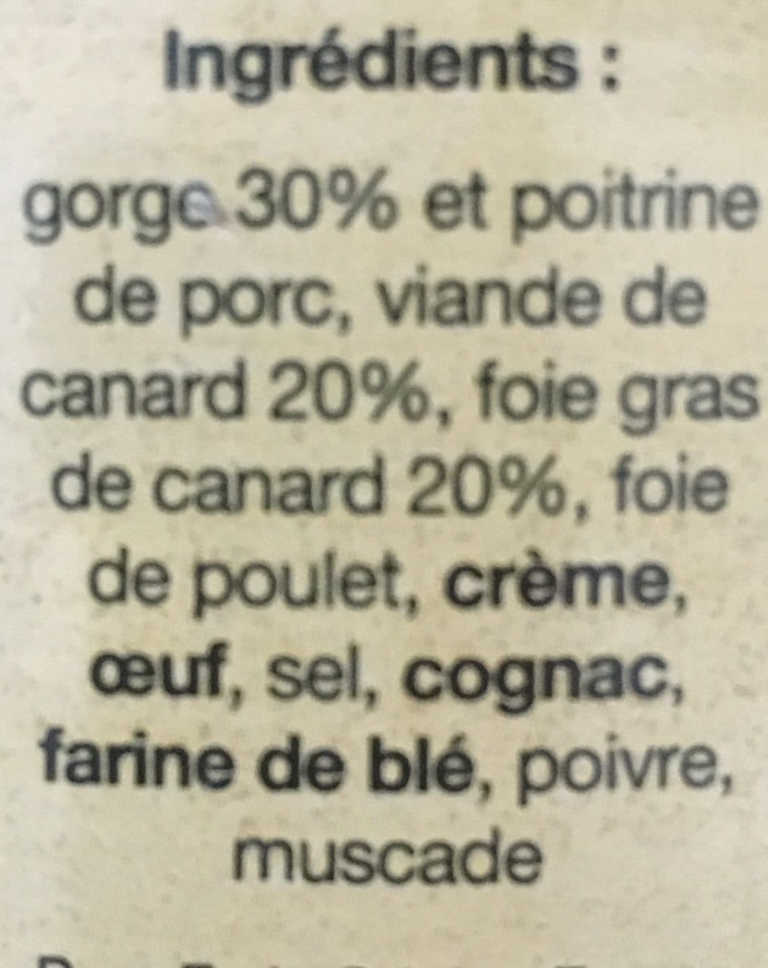 Puzzi Terrine de Canard au foie de canard packshot