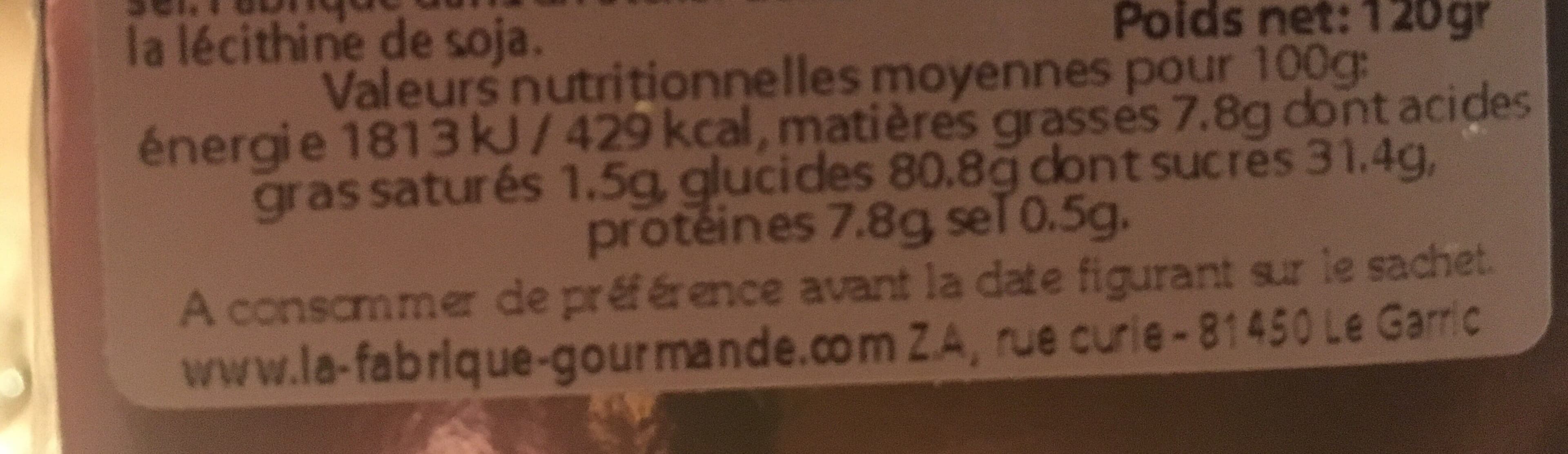 Open Food Facts Les Curbelets d'antan LA FABRIQUE GOURMANDE packshot