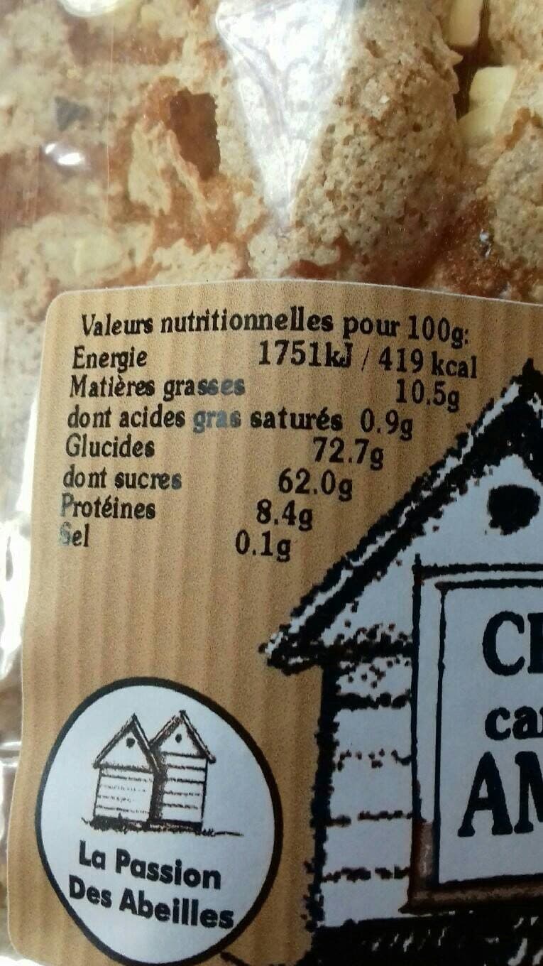La Passion Des Abeilles Croquant caramélisé aux amandes packshot