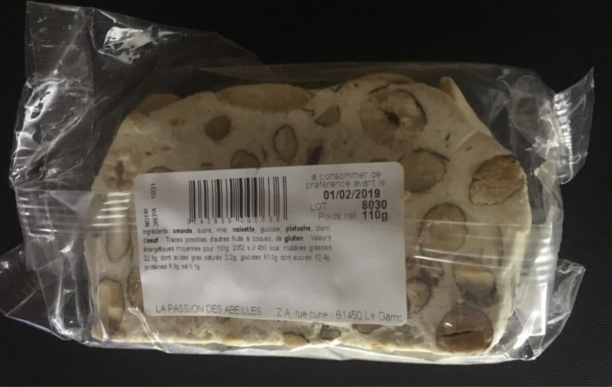 Open Food Facts Nougat packshot