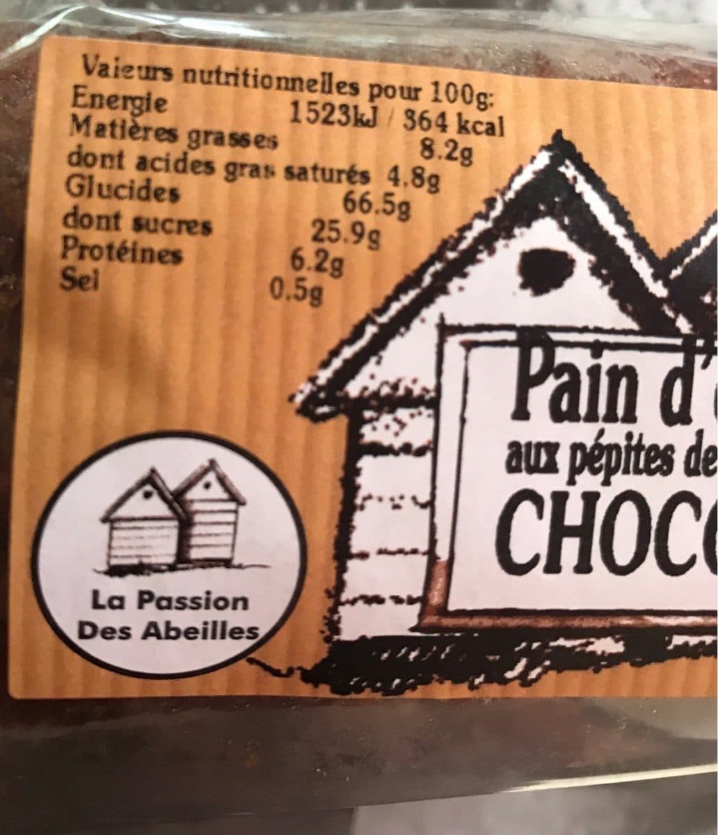 Open Food Facts Pain d'épices chocolat packshot