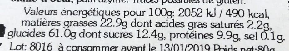Biscuiterie Côte d'Emeraude Nougat artisanal packshot