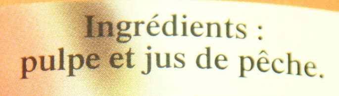 Vergers du Sud Jus de pêches packshot