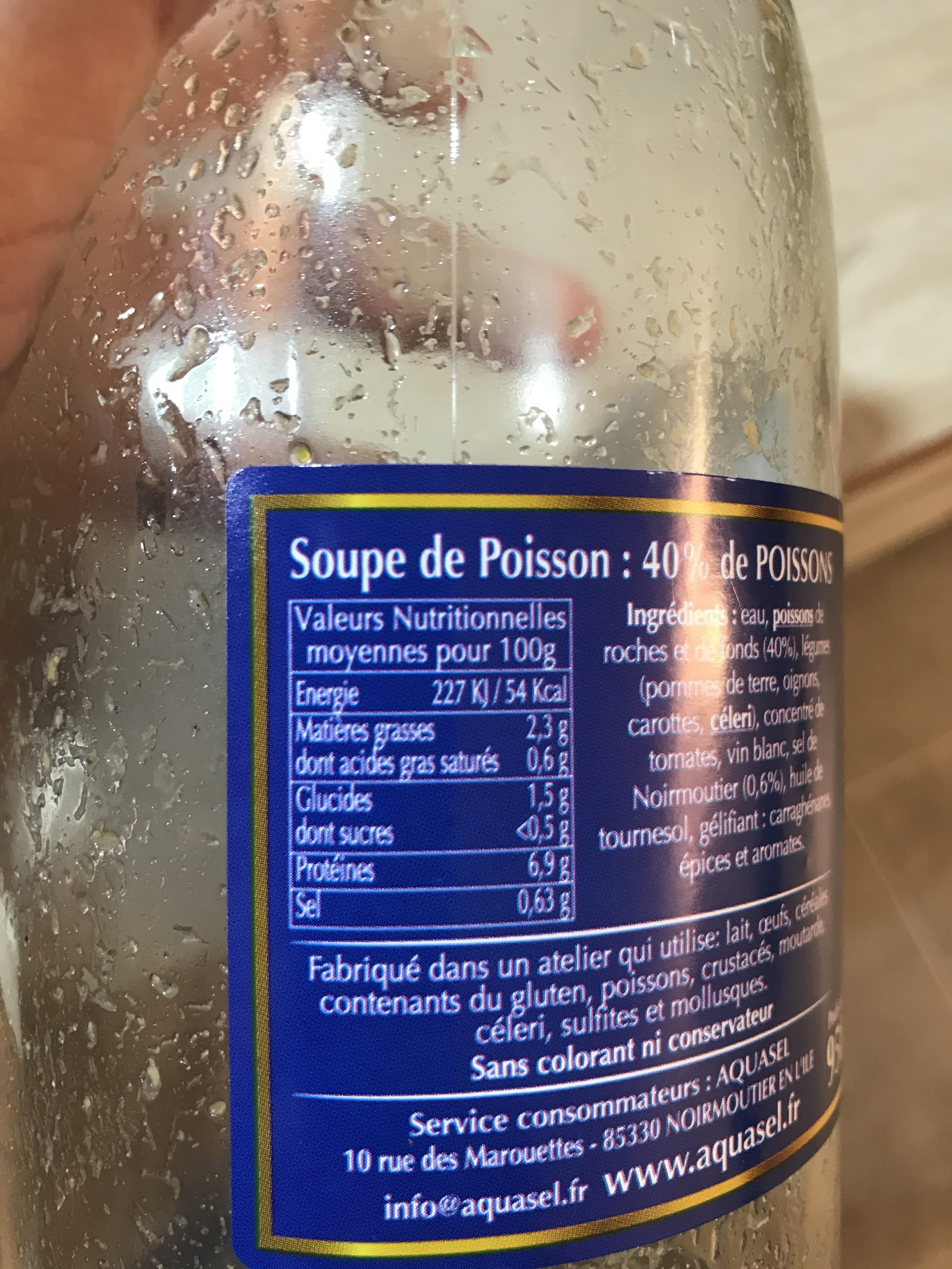 Soupe De Pecheurs Vendeens Soupe Des Pêcheurs De Vendée, 950 ml packshot