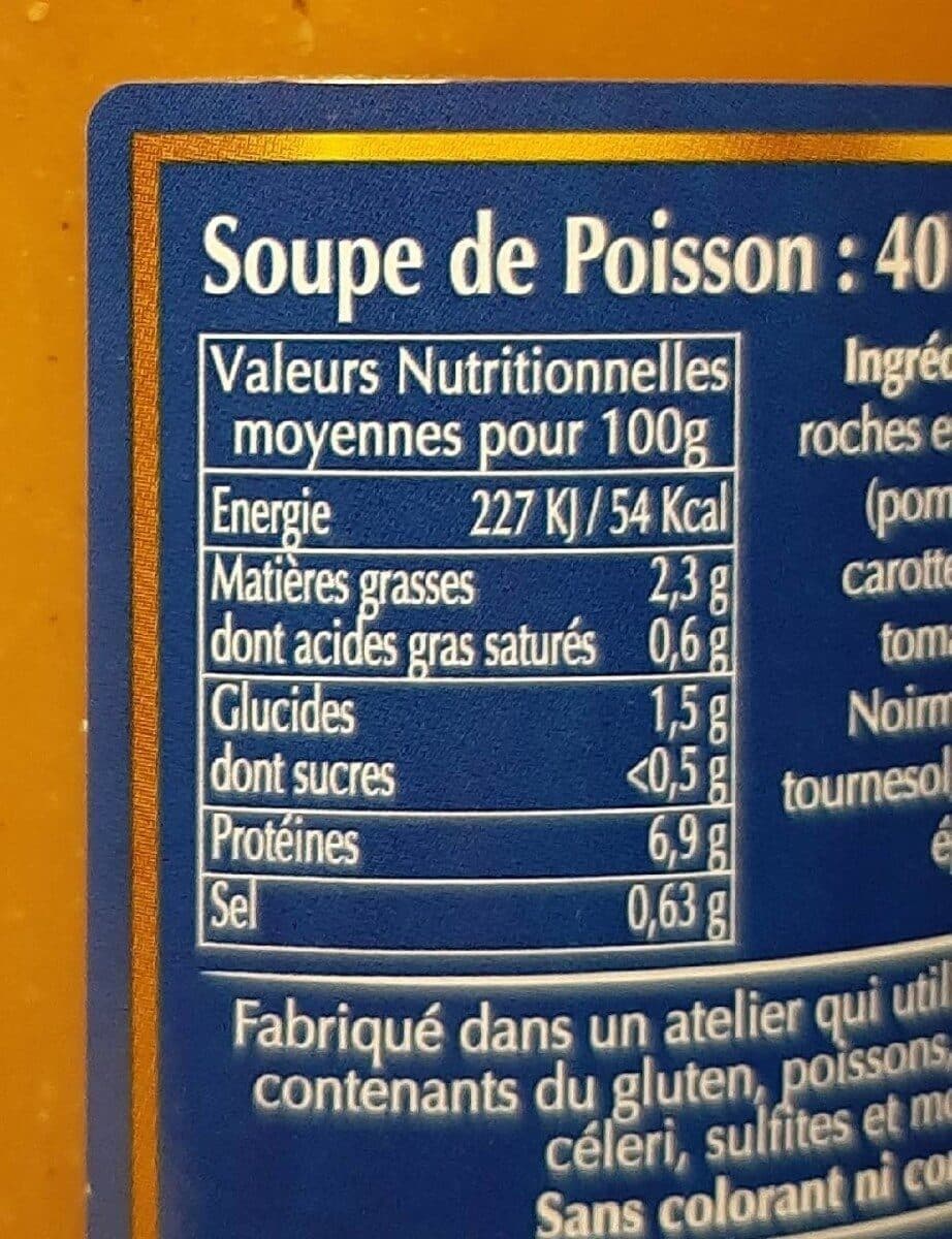 Soupe De Pecheurs Vendeens Soupe Des Pêcheurs De Vendée, 950 ml packshot
