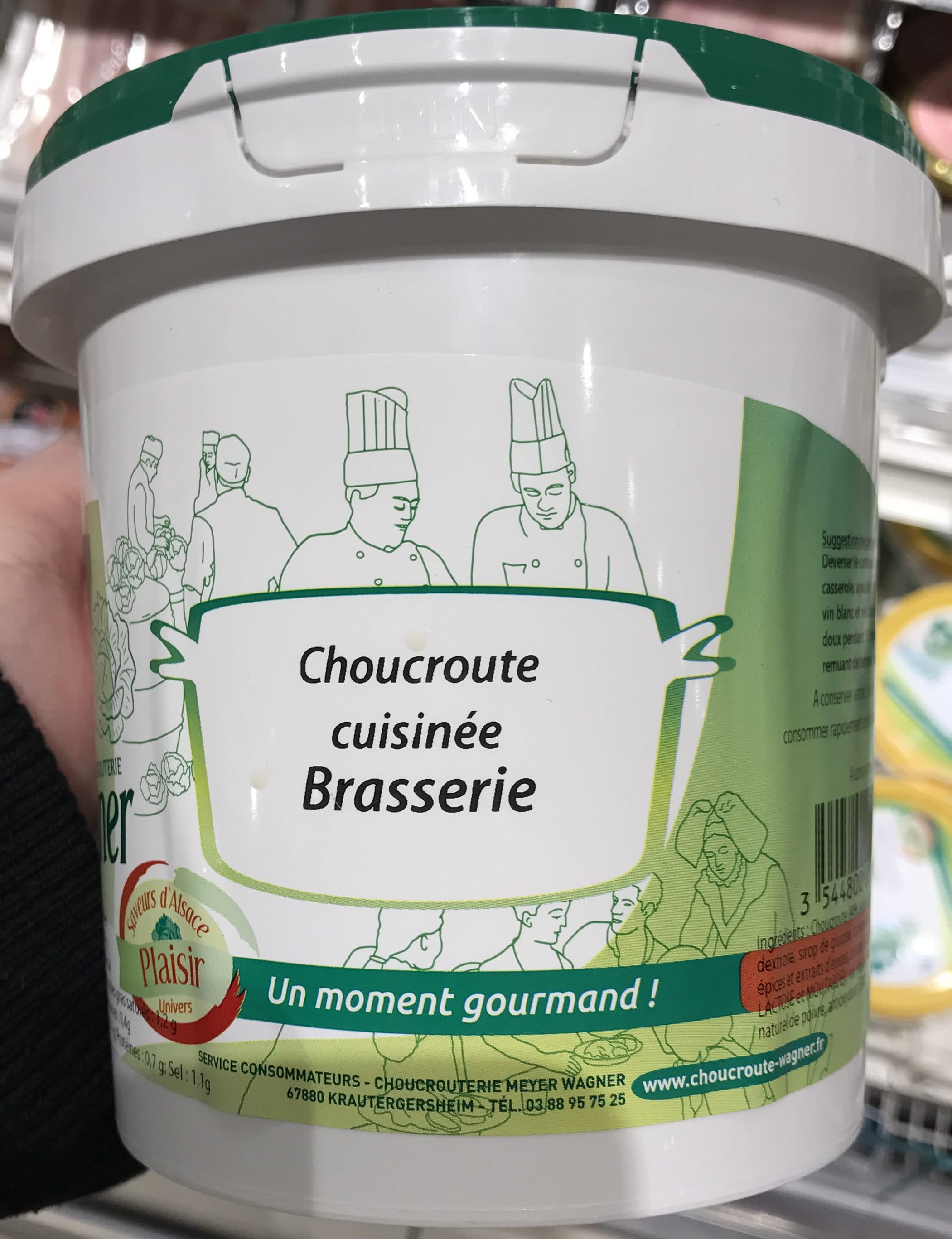 Choucrouterie Wagner Choucroute cuisinée brasserie packshot
