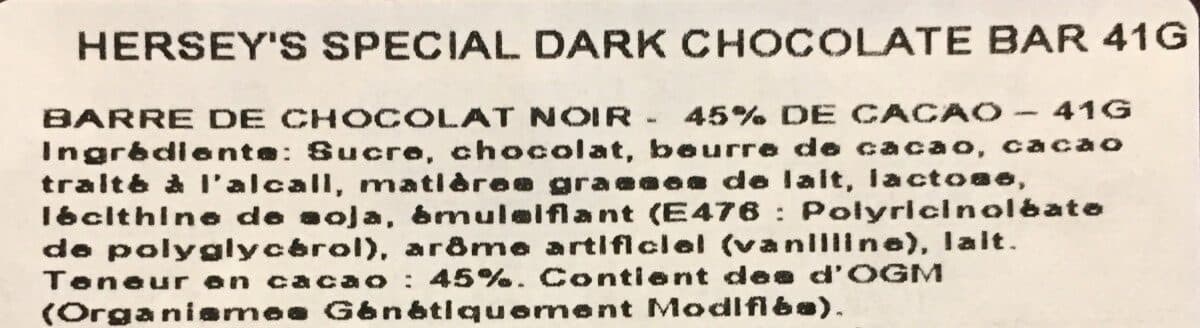 Hershey's Hershey's Special Dark packshot