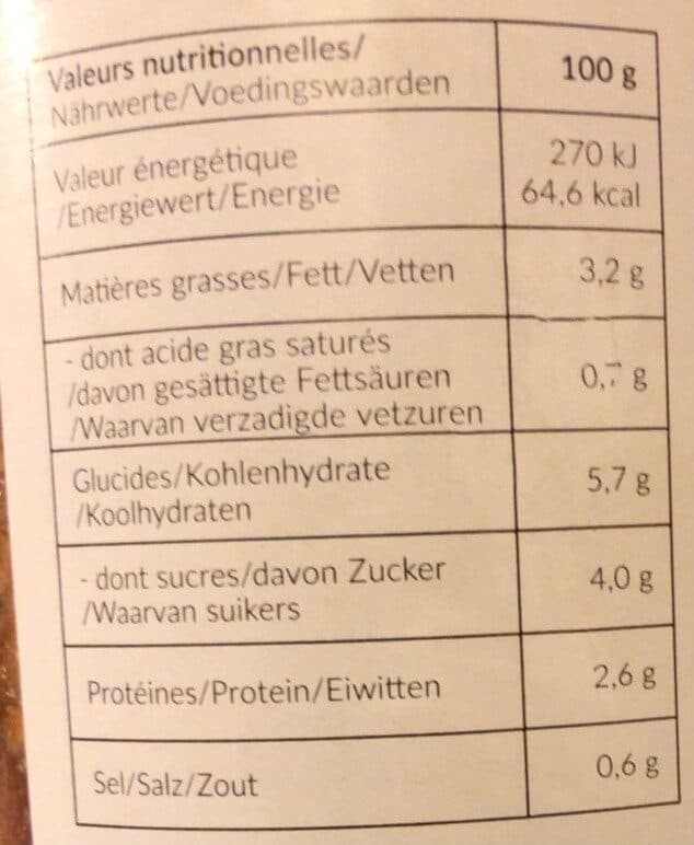 Open Food Facts Sauce au tofu packshot