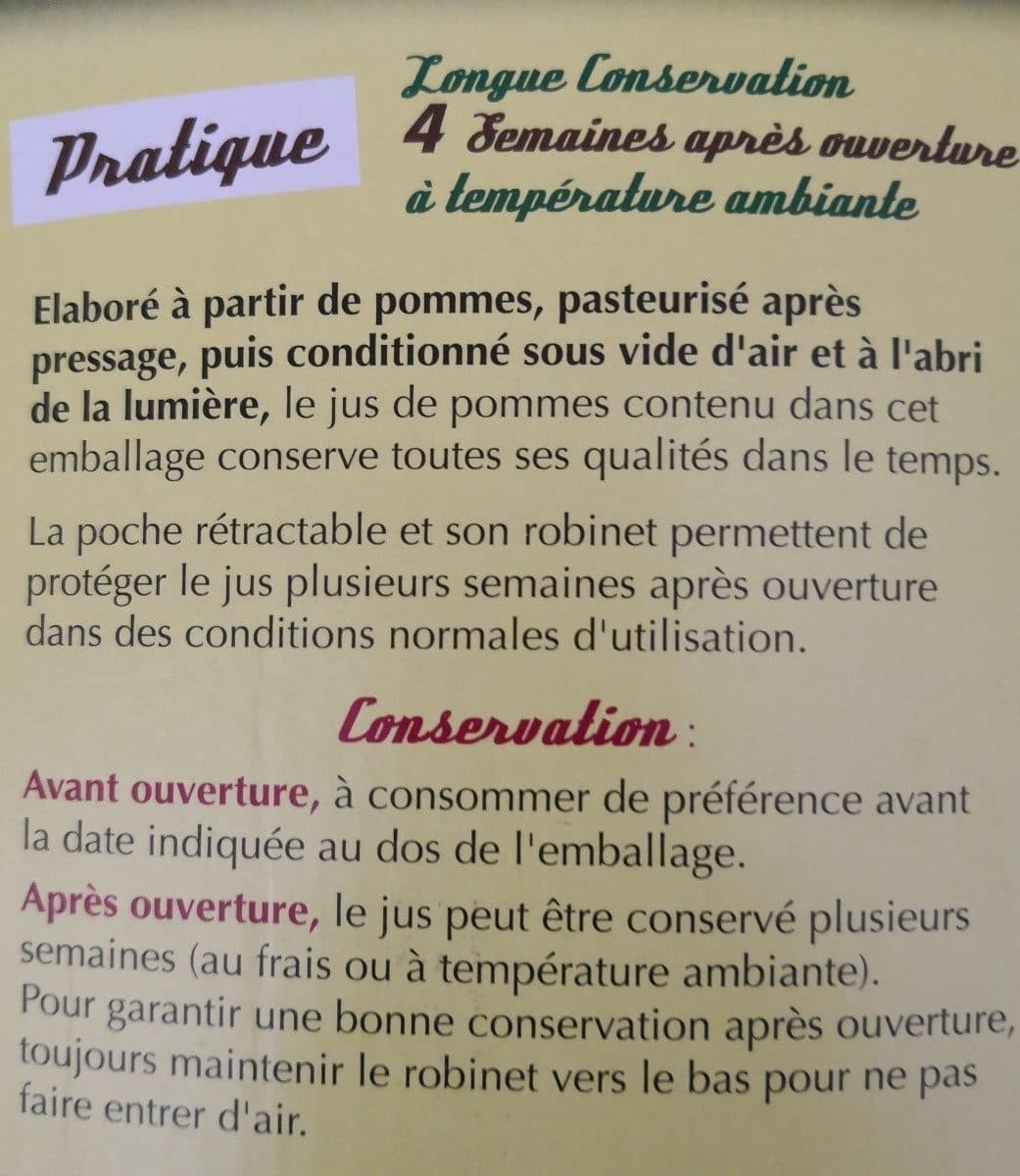 Le P'tit Fausset Jus de pommes bio packshot